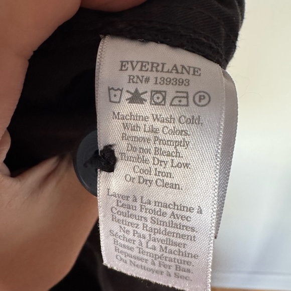 Everlane The Fatigue Barrel Pant / Organic Cotton Linen - Size 4 - Picture 7 of 8